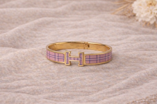 Inspirerad Hermès Armband – Rosa & Guld